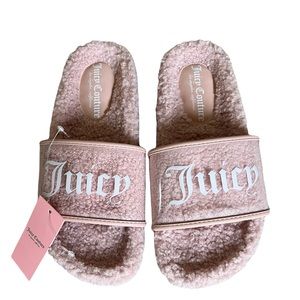 Juicy Couture Sherpa Slides